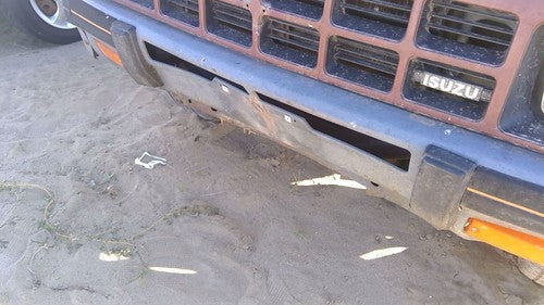 1986-1987 Isuzu Pup Pickup Front Bumper With Brackets Oem Chrome Bent Up