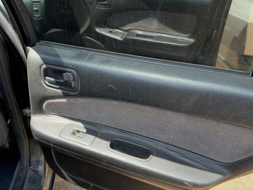 1998 Nissan Maxima Passenger Right Rear Door Trim Panel With Switches Back Black