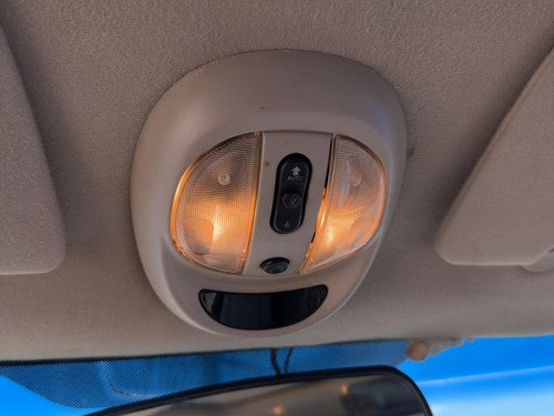 02 Pt Cruiser Center Overhead Console Dome Light Map Lamp Cubby Taupe/Beige Fl