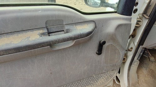 99-01 F250 Super Duty Driver Left Front Door Trim Panel With Master Switch Gray
