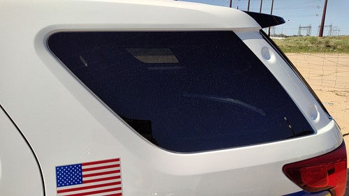 11-19 Police Interceptor Driver Left Rear Quarter Glass Back Side Window
