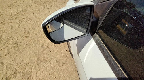 12-14 Focus Ford Focus Driver Left Power Side Mirror Door Mounted Oem White Yz