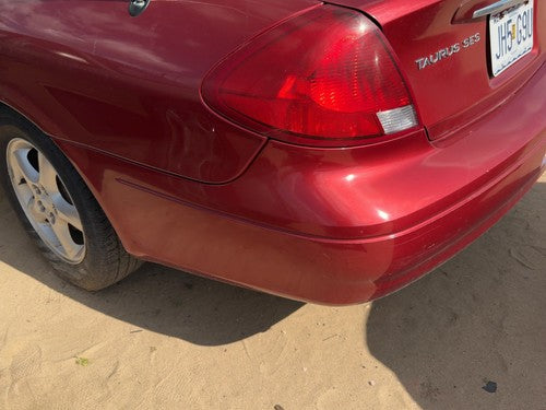 2000-2003 Ford Taurus Rear Bumper Cover Assembly Oem Back Sedan Red 2F1Z17K835Ca