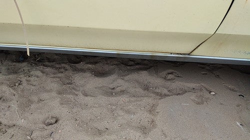 1980 Cadillac Deville Passenger Right Lower Rocker Panel Moulding Side Skirt Oem