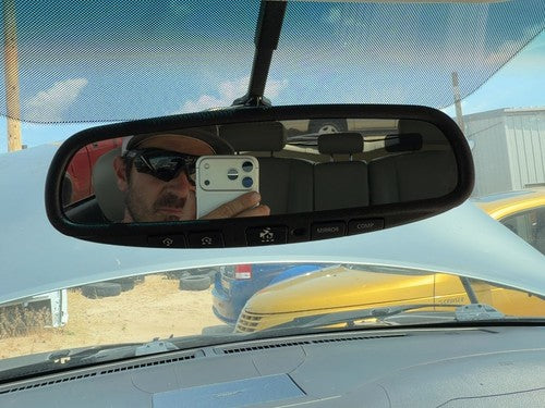 2003-2008 Infinity Fx45 Inside Rear View Mirror Oem Windshield Mounted