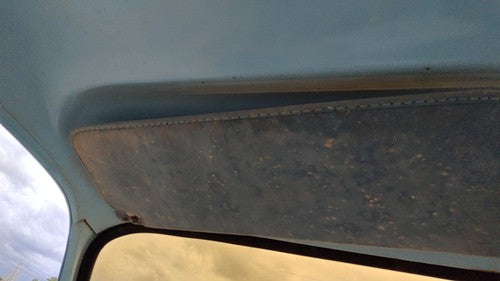 1973-1974 Chevy C10 Driver Left Sun Visor Oem Blue