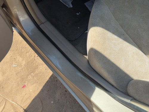 2002 Hyundai Elantra Driver Left Rear Lower Sill Plate Step Trim Panel Oem Beige