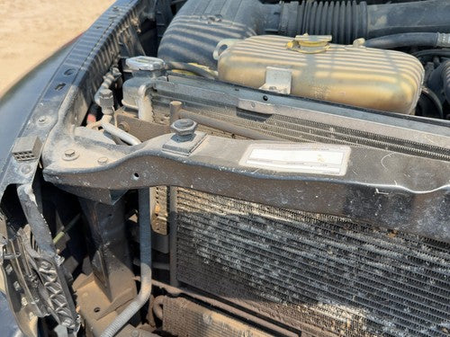 02-05 Dodge Ram 1500 Upper Radiator Support Center Tie Bar Hood Latch OEM