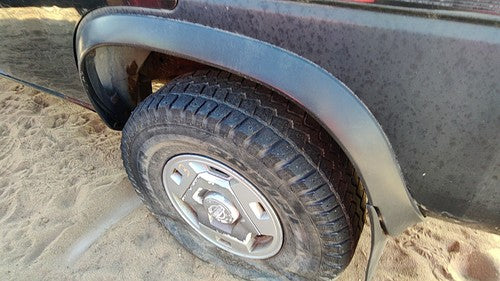 93-95 Nissan Pathfinder Driver Left Rear Wheel Flare Oem Quarter Moulding Black