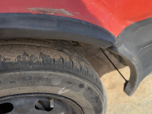 1988 Toyota Fx Passenger Right Front Wheel Flare Moulding Oem Fender Red