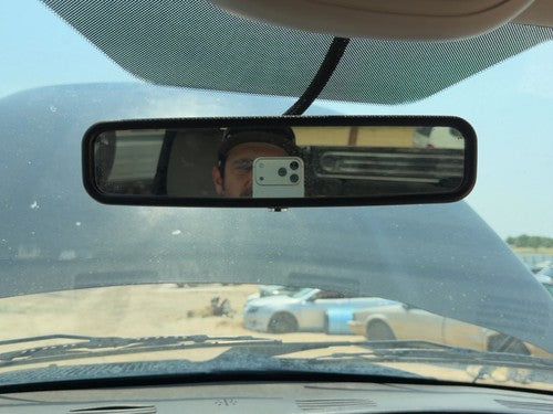 2002-2006 Dodge Ram 1500 Inside Rear View Mirror Oem Windshield Mounted