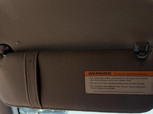1995-1997 Ford Ranger Driver Left Sun Visor Oem Gray G2