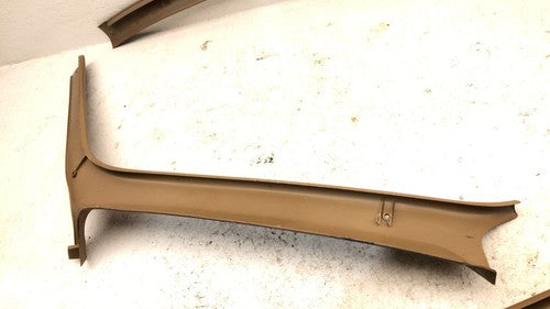 1987-1991 Ford F150 A Pillar Trim Panel Pair Set Left Right Tan Oem