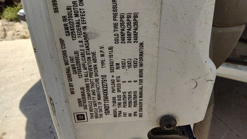 1999-2005 S10 Blazer Temperature Control Module In Dash Heater Ac Head Unit Oem