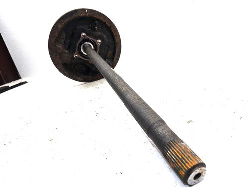87-95 Pathfinder Driver Left Rear Axle Shaft With Complete Brake Backing Plate