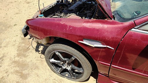 1994-1997 Honda Accord Driver Left Front Fender Oem Red 4790721