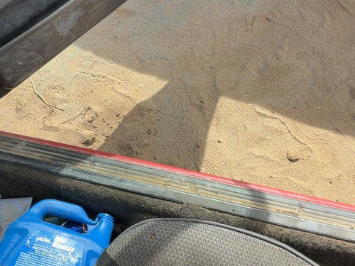 1987-1988 Toyota FX Passenger Right Lower Sill Step Moulding Trim Panel Gray