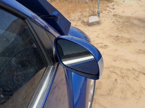 03-09 Beetle Convertible Passenger Right Power Side Mirror Door Mounted Oem Blue
