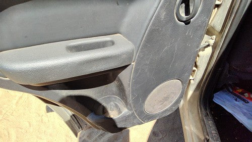02-04 Jeep Liberty Driver Left Rear Door Trim Panel With Switches Back Gray Dv