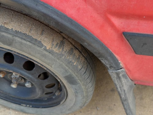 1987-1988 Toyota FX Driver Left Front Wheel Flare Moulding OEM Fender