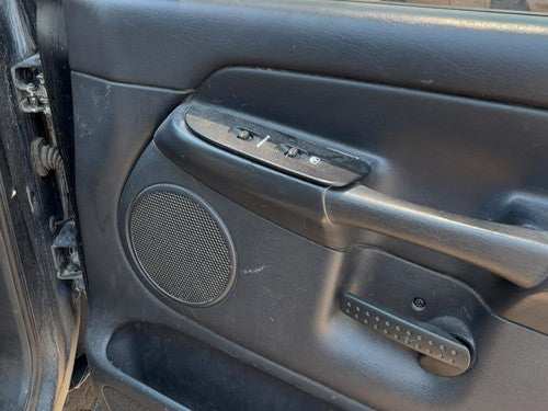 02 Ram 1500 Passenger Right Front Door Trim Panel With Switches Dark Gray V9Dv