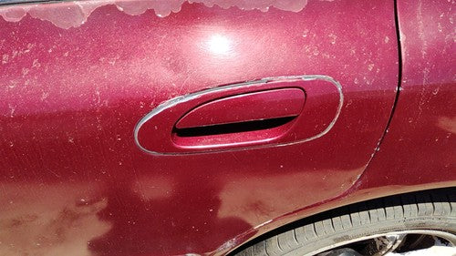 1994-1995 Honda Accord Driver Left Front Outside Door Handle Oem Red