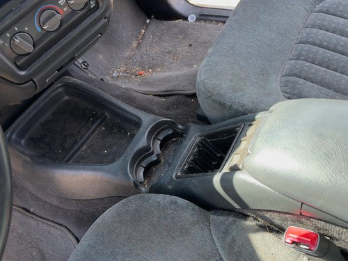 00-02 Chevy S10 Blazer Complete Center Floor Console Assembly Graphite 12H