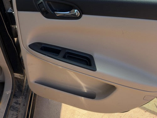 09-11 Impala Passenger Right Rear Door Trim Panel With Switches Back Neutral 522