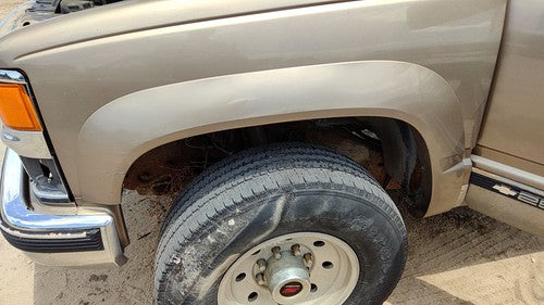 1995-00 Silverado 2500 Driver Left Front Wheel Flare Moulding Fender Gold 55U