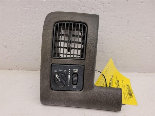 03 Dodge Ram 2500 Driver Left Dash Vent With Headlight Switch Heater Panel Trim