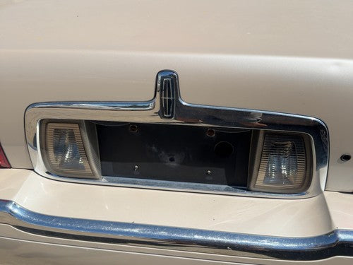 2000-2006 Lincoln LS License Plate Trim Surround Panel Tail Trunk Finish OEM