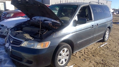 02-04 Honda Odyssey Driver Left Rear Knuckle Assembly Stub Axle With Wheel Hub