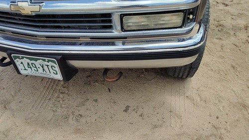 1988-2000 Silverado 2500 Front Bumper Assembly With Brackets Oem 15574111