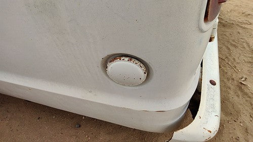 1974 Dodge Van B200 Fuel Gas Cap Lid Oem Filler White
