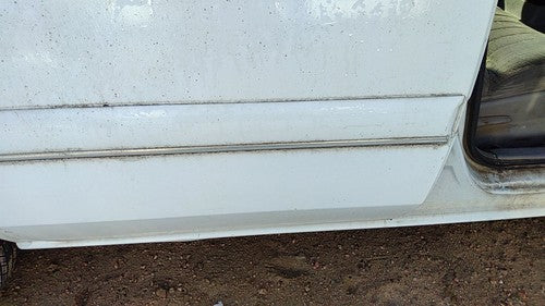 97-02 Century Passenger Right Rear Moulding From Door Back Trim Strip White