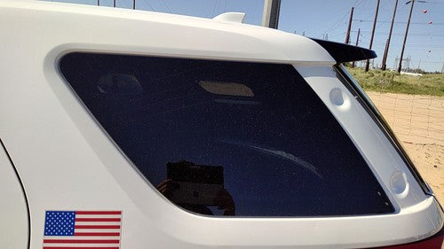11-19 Police Interceptor Driver Left Rear Quarter Glass Back Side Window