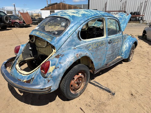 71-73 Super Beetle Passenger Right Front Spindle Steering Knuckle With Wheel Hub