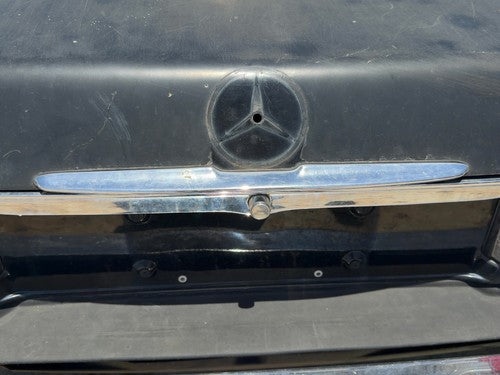 1980 Mercedes 450SL 107 License Plate Trim Surround Panel OEM Tail Trunk Finish