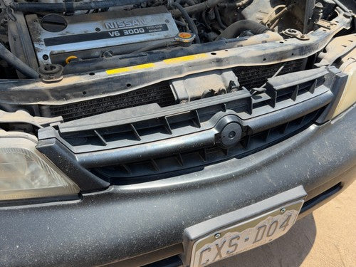 1997-1999 Nissan Maxima Front Grille Assembly Oem Painted Super Black Kh3
