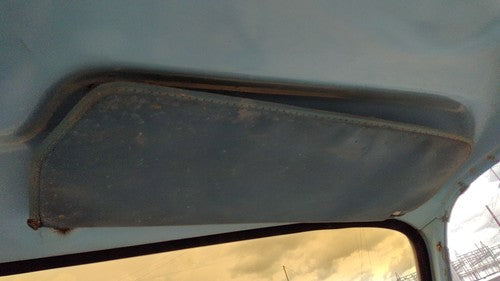 1973-1974 Chevy C10 Passenger Right Sun Visor Oem Blue