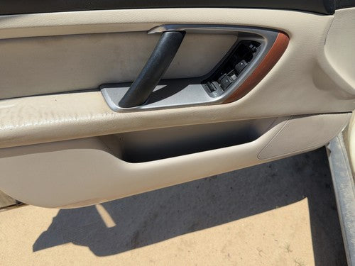 06 Legacy Outback Driver Left Front Door Trim Panel With Master Switch Taupe Tau