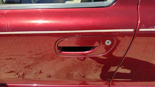 2001-07 Volvo V70 Xc Driver Left Front Outside Door Handle Oem Red 445 91876656