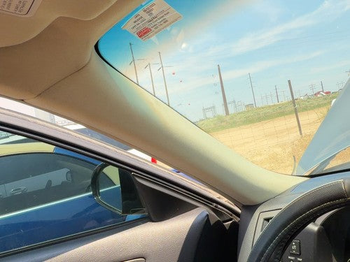 03-08 Fx45 Driver Left A Pillar Trim Windshield Post Panel Oem Willow/Black S