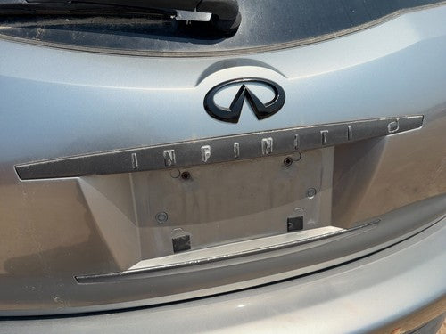 03 Fx45 License Plate Trim Surround Panel Tail Trunk Finish Diamond Graphite Wv2