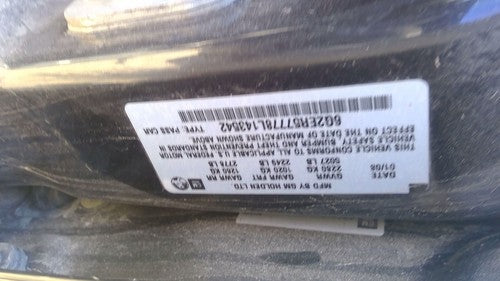 2008-2009 Pontiac G6 Engine Cover Pair Set Oem 3.6L Pair Tabs Broke 92068795