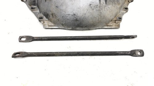1984 Chevy K20 Transmission Dust Inspection Cover Shield Bolts Hardware Brace