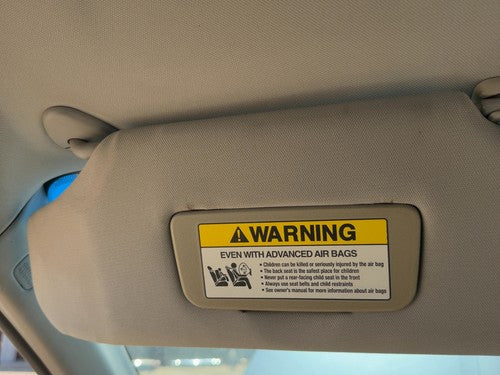 2005-2007 Honda Accord Driver Left Sun Visor Oem Without Illumination Gray