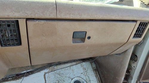 1987-1991 Ford F150 Glove Box Assembly Complete Door With Latch Oem Brown