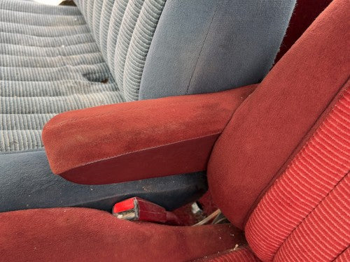 1993 Chevy Silverado 1500 Driver Left Front Arm Rest Side Seat Oem Red