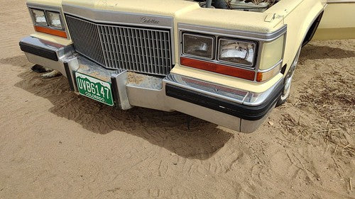 1980-1981 Cadillac Deville Chrome Front Bumper Assembly With Brackets Oem